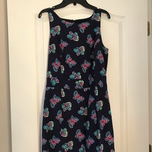 Lilly Pulitzer butterfly sheath dress